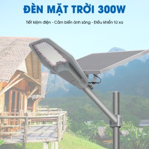 Đèn Phi Thuyền 300W Năng Lượng Mặt Trời